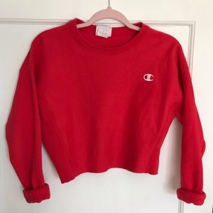 Champion Reverse Weave Red Pullover